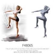 [사전 예약] F48065 1/48	PIN-UP GIRL STATUE SUITABLE FOR 1/48 SCALE FIGHTER AIRCRAFT IN A STATIONARY STATE SCENES