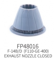 [사전 예약] FP48016 1/48 F-14B/D Exhaust Nozzle Closed (F110-GE-400)  G.W.H