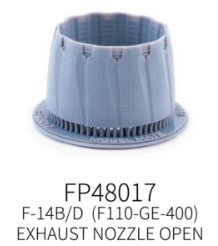 [사전 예약] FP48017 1/48 F-14B/D Exhaust Nozzle Open (F110-GE-400)  Tamiya