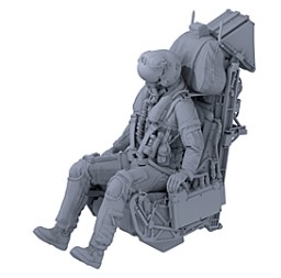 [사전 예약] FC48021 /48 F-35A/B/C Seated Pilot and Ejection Seat FOR  Tamiya