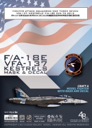 [사전 예약] G72044 1/72 VFA-137 Kestrels F/A-18E CVN72 2012