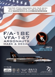 [사전 예약] G72043 1/72 VFA-147 Argonauts F/A-18E CVN 68 2014