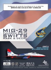 [사전 예약] G48046 1/48 Russian AF Mig-29 Fulcrum C 9-13 Swifts