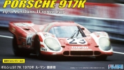 FUJ12607 1/24 Porsche 917K `70 LeMans Winner w/Window Frame Masking