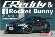 [사전 예약] AOS06187 1/24 ZN6 Toyota86 `12 Greddy & Rocket Bunny Volk Racing Ver.