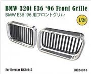 [사전 예약] DE24013 1/24 1/24 Front Grille for BMW 320i E36 '96 (2 pairs) for Beemax BX24045