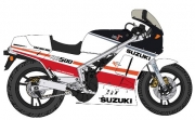 [사전 예약-10월] HSG21764 1/12 Suzuki RG500 Gamma Late Model Red / White Color