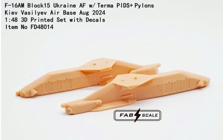 [사전 예약] FD48014 1/48 F-16AM Block 15 Ukraine AF W/Terma PIDS + Pylons Kiev Vasilyer Air Base Aug 2024