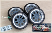 ZR124 1/24 18 inch Enkei JTCC Civic rim set