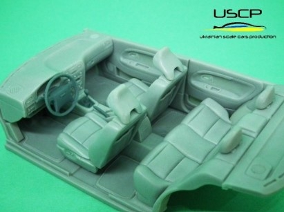 [사전 예약] 24T065 1/24 Volvo S40 Street interior detail-up set To make road car from NuNu kit