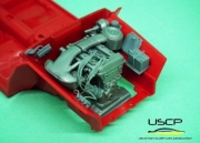 [사전 예약] 24A095 1/24 Alfa Romeo Giulia Sprint GTA Engine bay detail-up set