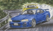 [사전 예약-11월] FUJ18390 1/24 Skyline GT-R (BNR34) Kozo Hoshino