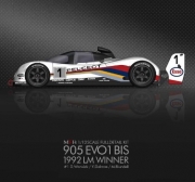 [사전 예약-수량이 매우 적습니다] K847 1/12 Peugeot 905 Evo1 Bis LM 1992