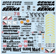 TABU20132SP 1/20 MP4/8 Full Sponsor Forever Senna for Tamiya