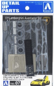 AOS05983 1/24 Detail Up Parts for Lamborghini Aventador Anniversario/SV Aoshima