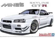 [사전 예약] AOS05986 1/24 Nissan Mine's BNR34 Skyline GT-R '02