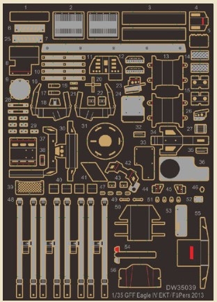 [사전 예약] DW35039 1/35 GFF Eagle IV EKT / FüPers 2013