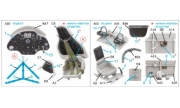 [사전 예약] QD48491 1/48 I-16 3D-Printed & coloured Interior on decal paper (for Zvezda kit)