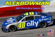 [사전 예약] SJM-2024ABDA 1/24 Alex Bowman 2024 NASCAR Chevrolet Camaro ZL1 Race Car (Darlington) (Ltd Prod)