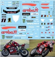 TBD1025 1/12 Ducati Panigale V4 SBK 2024 Bautista Bulega Decal TBD1025