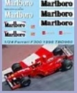 TBD960 1/24 Sponsor Decals For Ferrari F300 Schumacher Irvine 1998 Decal TBD960