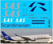 TBD509 1/144 Decals for Airbus A350 900 SAS Scandinavian Airlines TBD509