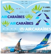 TBD510 1/144 Decals for Airbus A350 Air Caraibes livery TB Decal TBD510