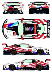 RDE24/040 1/24 BMW M8 GTLM #25 IMSA Weathertech Championship - Sahlen's Six Hours of The Glen 2018 N