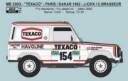 REJ0114 1/24 Transkit – Mercedes 230G „TEXACO“ Paris - Dakkar 1982 J.Ickx / C.Brasseur 1/24 for Reve