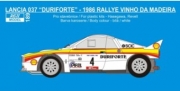 REJ0189 1/24 Decal – Lancia 037 „Duriforte“ 1986 Rally Vinho da Madeira – Bica / Junior 1/24 for Has