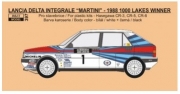 REJ0397 1/24 Transkit – Lancia Delta HF Integrale „Martini“ - 1988 1000 Lakes winner - Alen 1/24 "LI