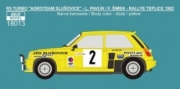 REJ18013 1/18 Decal – Renault 5 Turbo „AGROTEAM“ - Rallye Teplice 1982 - Pavlík / Šimek 1/18