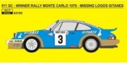 REJ43105 1/43 Decal – Porsche 911 SC Rally Monte Carlo 1978 winner - "Gitanes" logo 1/43