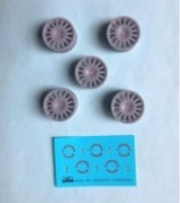 REJSP944 1/24 Wheels – Cromodora ( tarmac ) / 5 pcs for Escort RS Cosworth 1/24 for Tamiya / Domino