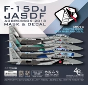 [사전 예약] D48065 1/48 JASDF F-15DJ EAGLE AGGRESSOR SPECIAL PAINT SCHEME 2013& DIE-CUT FLEXIBLE MASK FOR  G.W.H L4815 SCALE 1/48 KIT