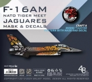 [사전 예약] D48101 1/48 NATO Tiger Meet PORTUGUESE AF 301 SQN 'JAGUARES'          F-16AM PAINTING FOR  THE KINETIC k48100 SCALE 1/48 KIT