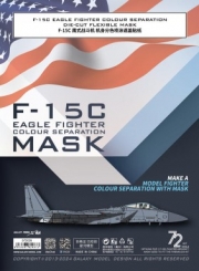 [사전 예약] D72028 1/72 F-15C Eagle FIGHTER COLOUR SEPARATION DIE-CUT FLEXIBLE MASKFOR ACCURATE AIRFRAME PAINTING OF THE finemolds 72954 SCALE 1/72 KIT