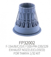 [사전 예약] FP32002 1/32 F-15A/B/C/D/E Exhaust Nozzle Closed（F100-PW-220/229） for Tamiya