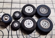 [사전 예약] Fa48043 1/48 F-4B/N Wheels & Chocks Sets (For Tamiya Kit)