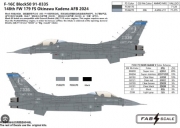 [사전 예약] FD48031 1/48 F-16C Block50 91-0335 148th FW 179 FS Okinawa Kadena AFB 2024