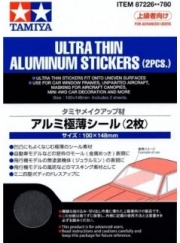 87226 Tamiya Ultra Thin Aluminum Stickers (2pcs)