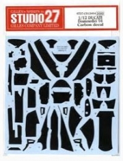 [사전 예약] ST27-CD12004 1/12 Ducati Desmosedici 2004 Carbon decal