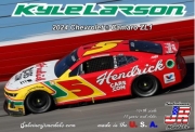 [사전 예약] SJM-2024KLDA 1/24 Kyle Larson 2024 NASCAR Chevrolet Camaro ZL1 Race Car (Darlington) (Ltd Prod)