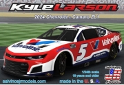 [사전 예약] SJM-2024KLP 1/24 Kyle Larson 2024 NASCAR Chevrolet Camaro ZL1 Race Car (Valvoline) (Ltd Prod)