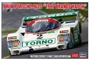 HSG20585 1/24 Brun Porsche 962C 1987 Brands Hatch