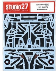 ST27-CD20025 1/20 Ferrari 248F1 Carbon decal for Fujimi