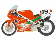 12-049 1/12 DUCATI 888 Team GROTTINI / D. Tardozzi 91 - 1/12 Decals