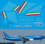 [사전 예약] TBD988 1/144 Water Decals for Airbus A330 ITA Airways Decal TBD988