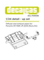 [사전 예약] DCL-PAR096 Detail up set for 1/24 scale models: Porsche 911 991 GT3 RSR - 2018