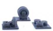[사전 예약] FG48021 1/48 F-35 WHEELS WITH DUNLOP TIRESFOR TAMIYA 1/48 KIT